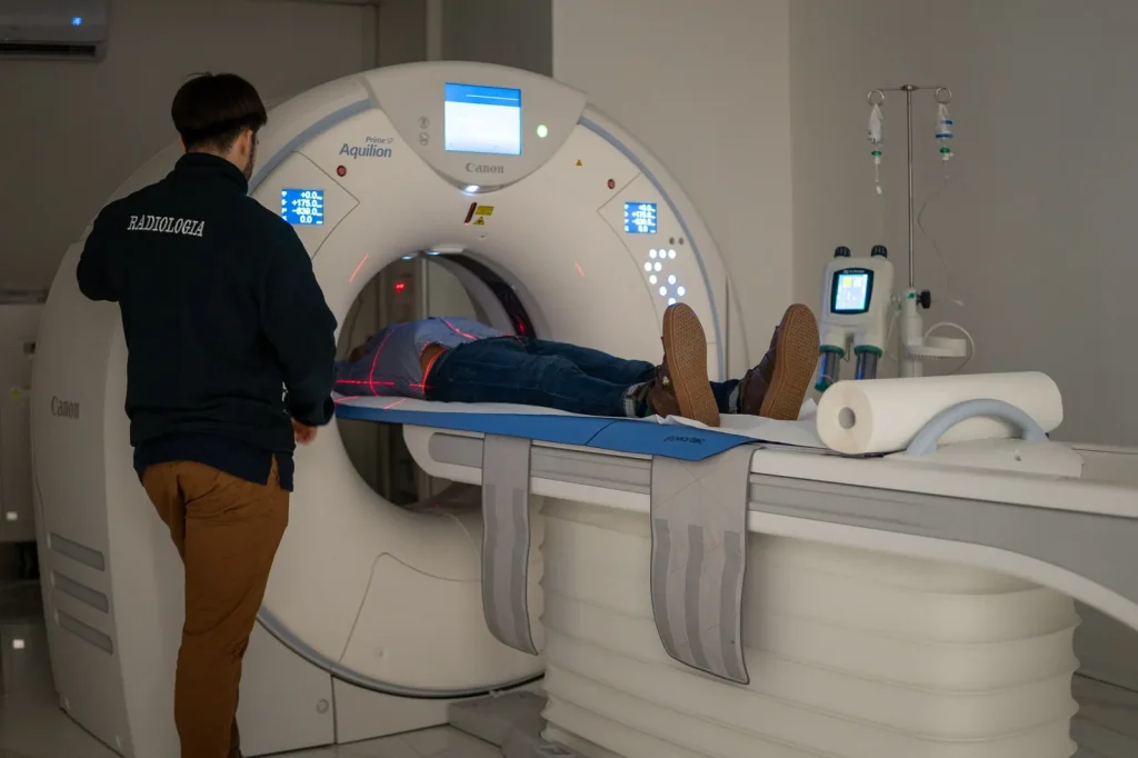 TAC 160 Strati Esami con Mezzo di Contrasto alla presenza di Medico Radiologo e Anestesista