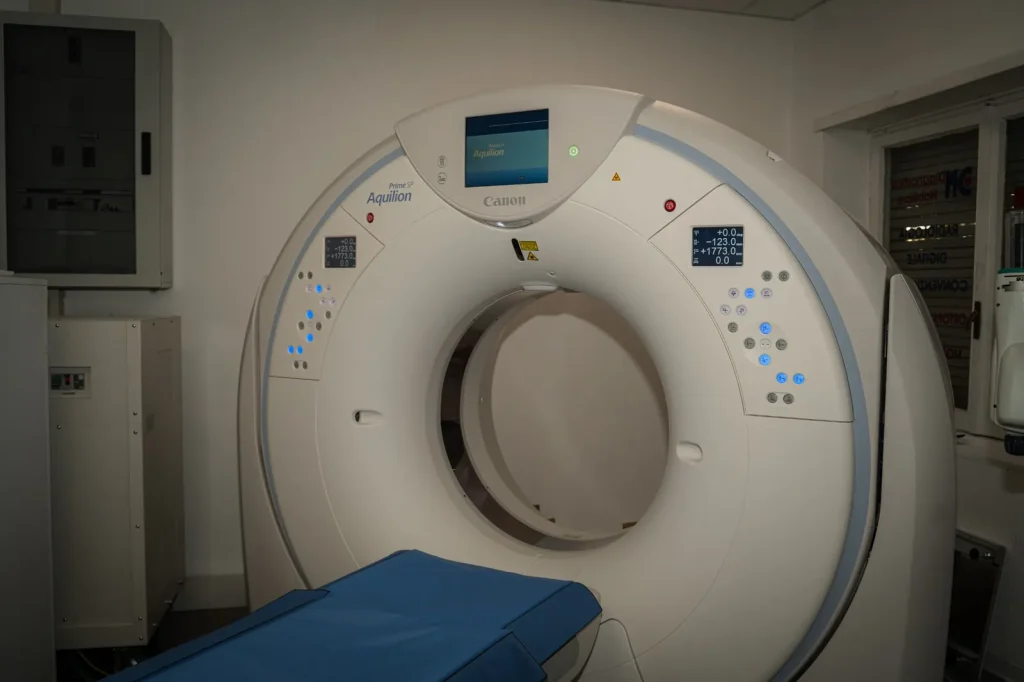 TAC 160 Strati Canon Prime SP per esami Candio TC e Colonscopia Virtuale in pochi secondi